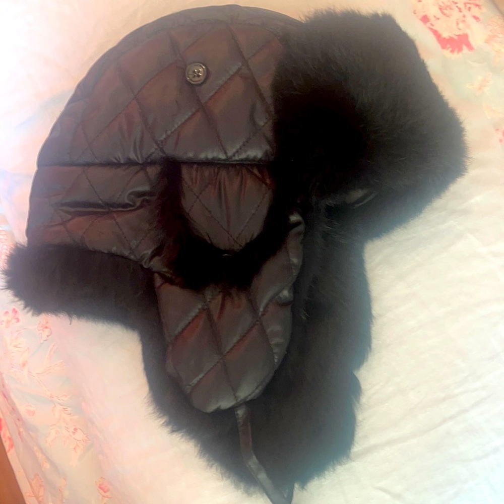 Calypso Quilted Nylon and Rabbit lined Hat